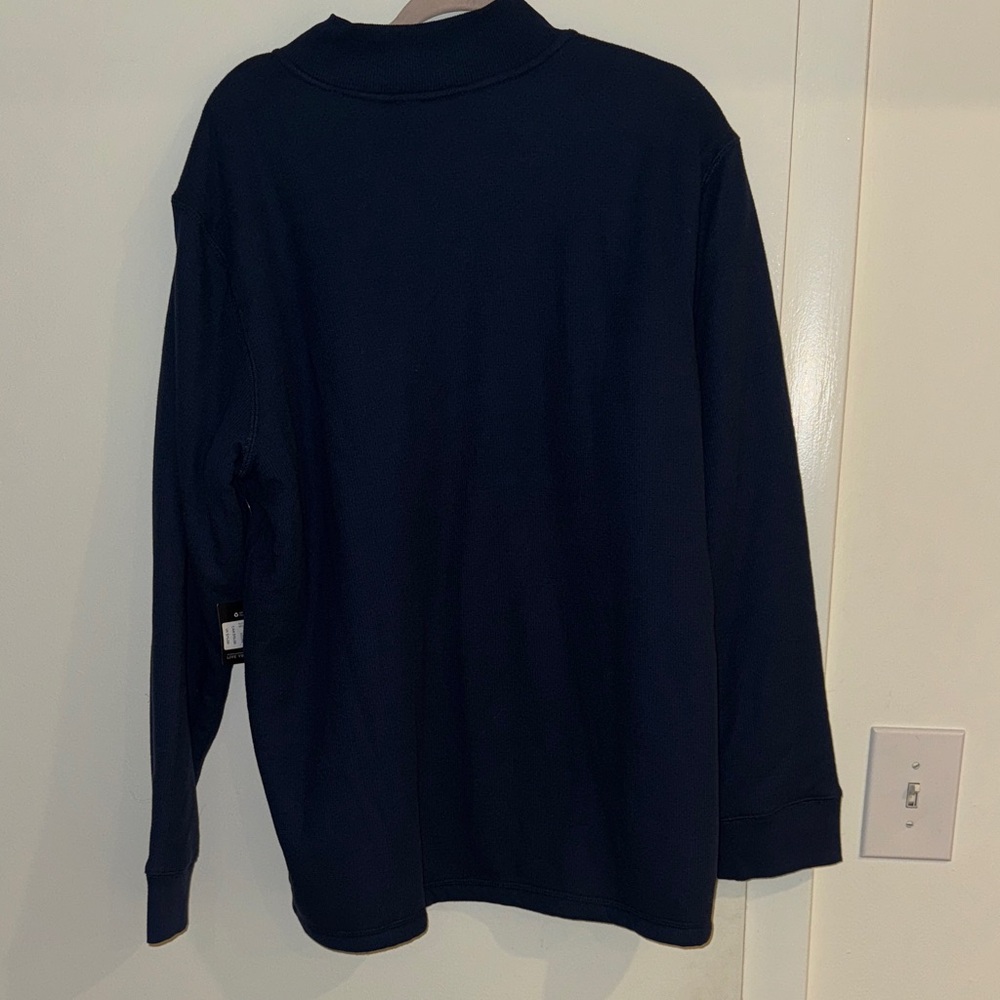 NWT Eddie Bauer faux shear line lined fleece henley - Picture 3 of 3